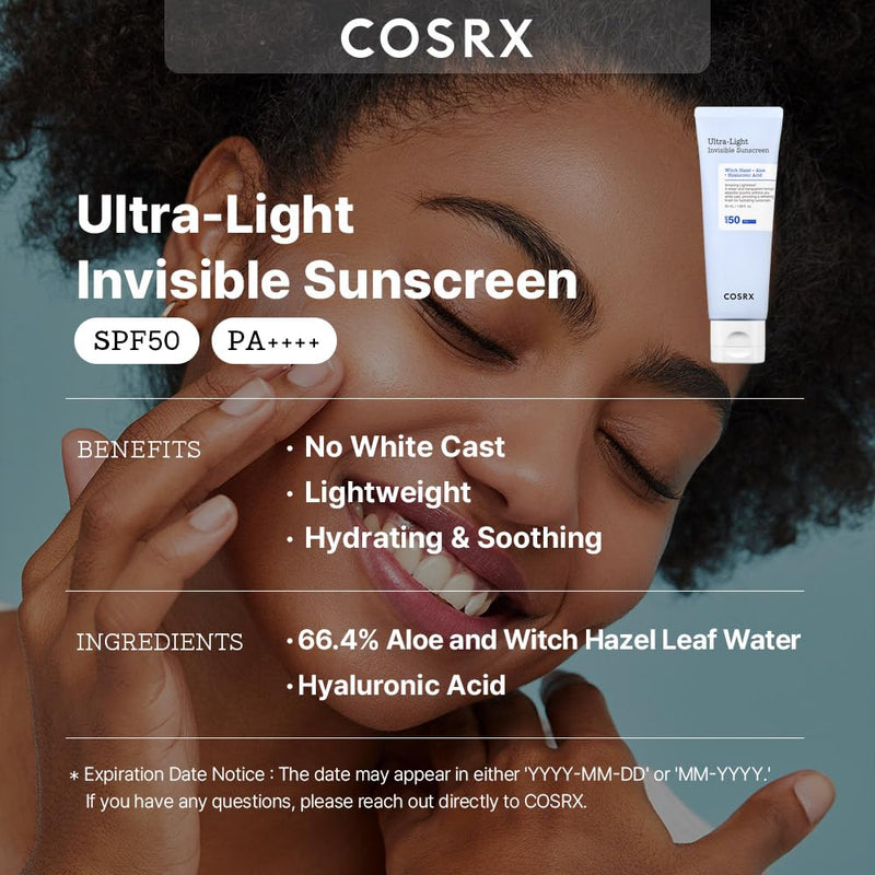 Ultra Light Invisible Sunscreen SPF50 PA++++ 50 ml