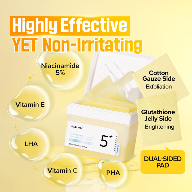 No.5+ Vitamin-Niacinamide Concentrated Pad